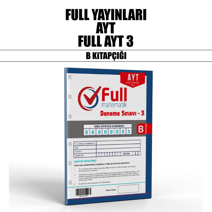 FULL YAYIN YKS AYT SNV 3-B - 25-26